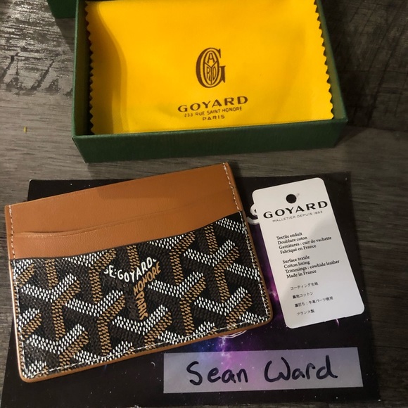Goyard Saint Sulpice Card Holder “Black Tan” - Picture 5 of 6